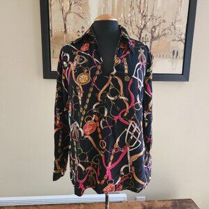 Esqualo horse print blouse / 6